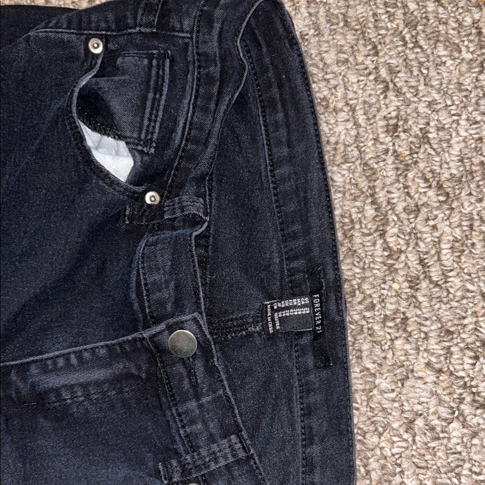 Forever 21 Dark Gray Denim Jeans
